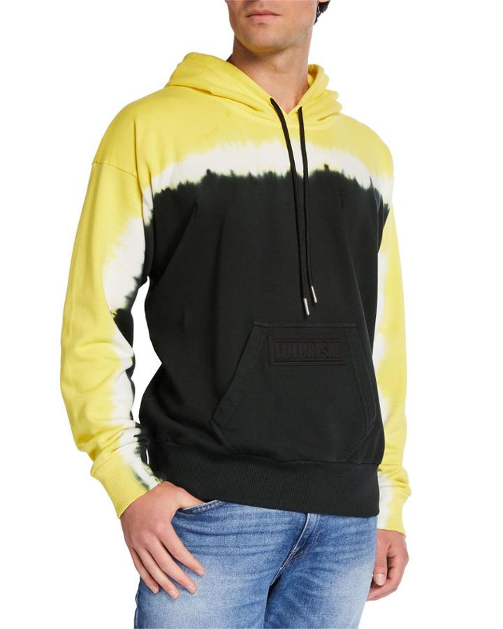 Men's S Alby Deep Tie-dye Pullover Hoodie