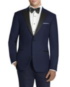 Men's Super 120's Slim-fit Wool Tuxedo Jacket