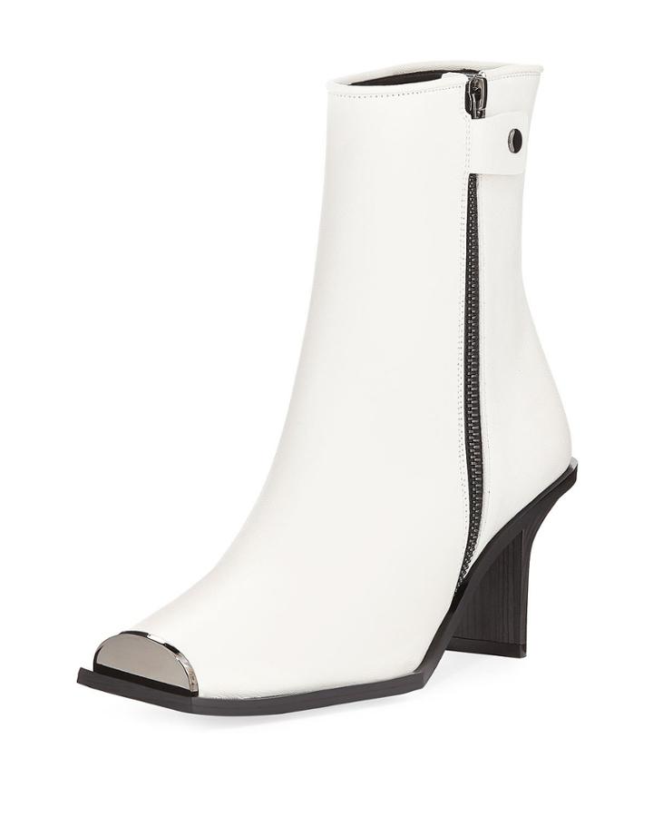 Square-toe Ankle Bootie