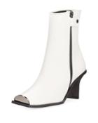 Square-toe Ankle Bootie