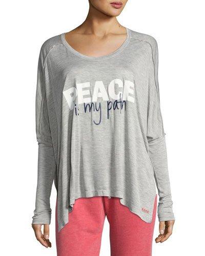 Kali Peace Is My Path Top, Gray