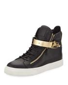 Men's Smooth Leather High-top