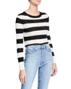 Margaret Cropped Cotton Pullover Top