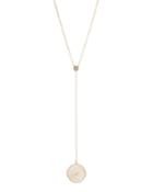 Filigree Circle Y-drop Necklace