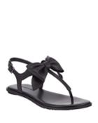 Goldie Flat T-strap Bow