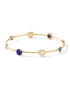 18k Rock Candy 8-stone Bangle In Corsica