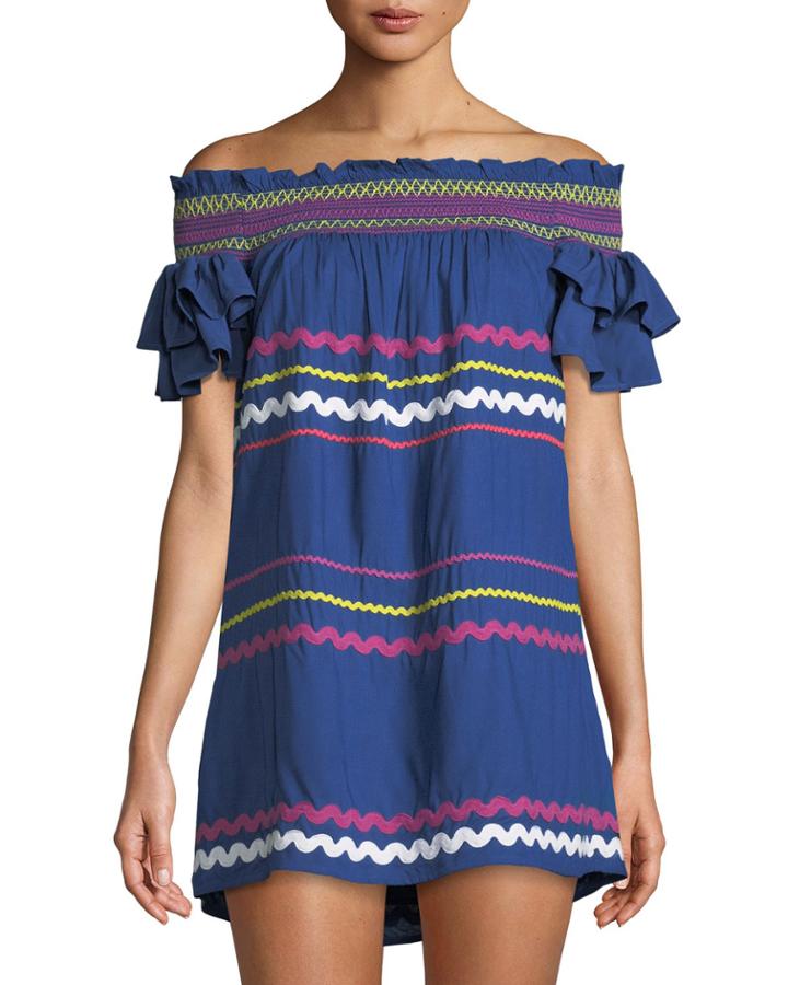 Off-the-shoulder Ric-rac