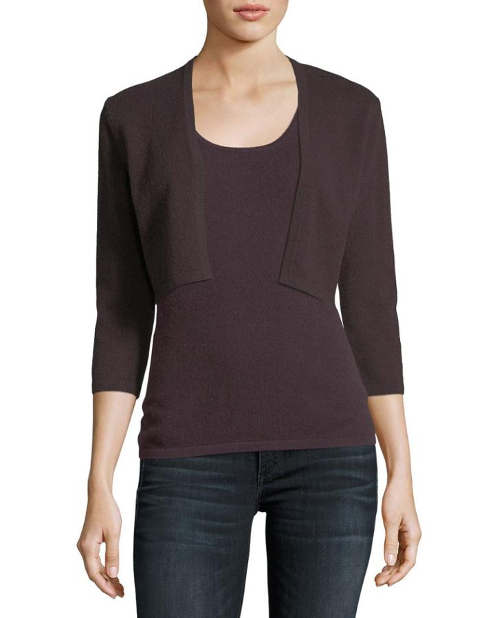 3/4-sleeve Cashmere