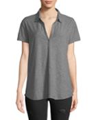 Short-sleeve Polo Top