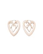 Yvette Heart Hoop Earrings