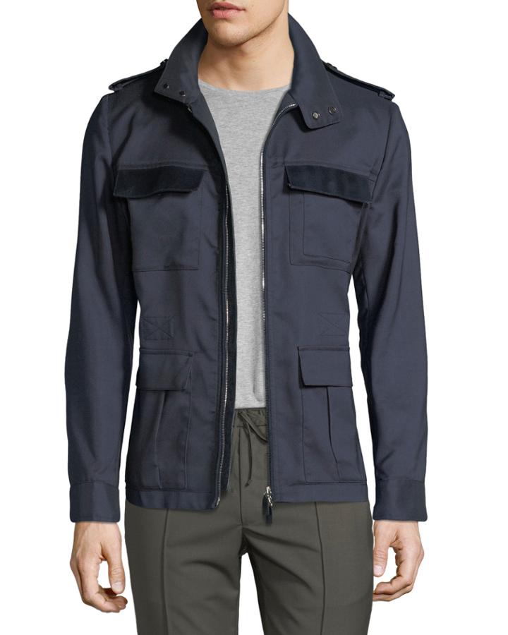 Men's Denim Suede-flap