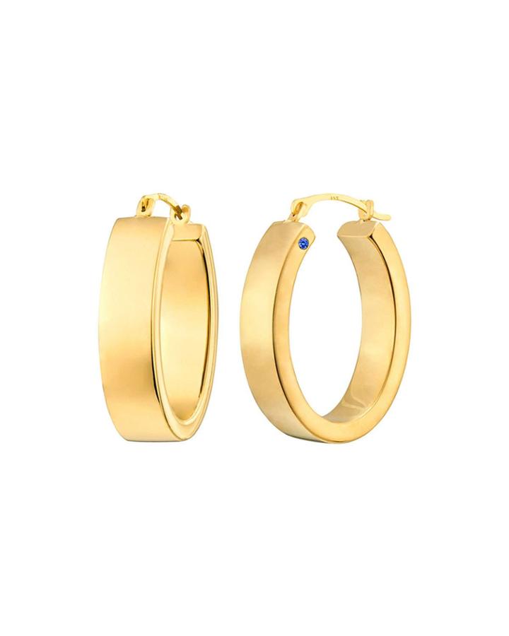 Small Oval-hoop Earrings