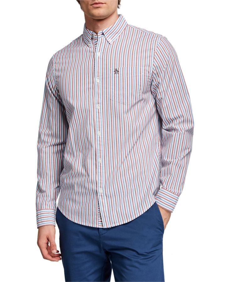 Men's P55 Long-sleeve Button-down