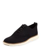 Men's Zerogrand Knit Oxford Sneakers, Black