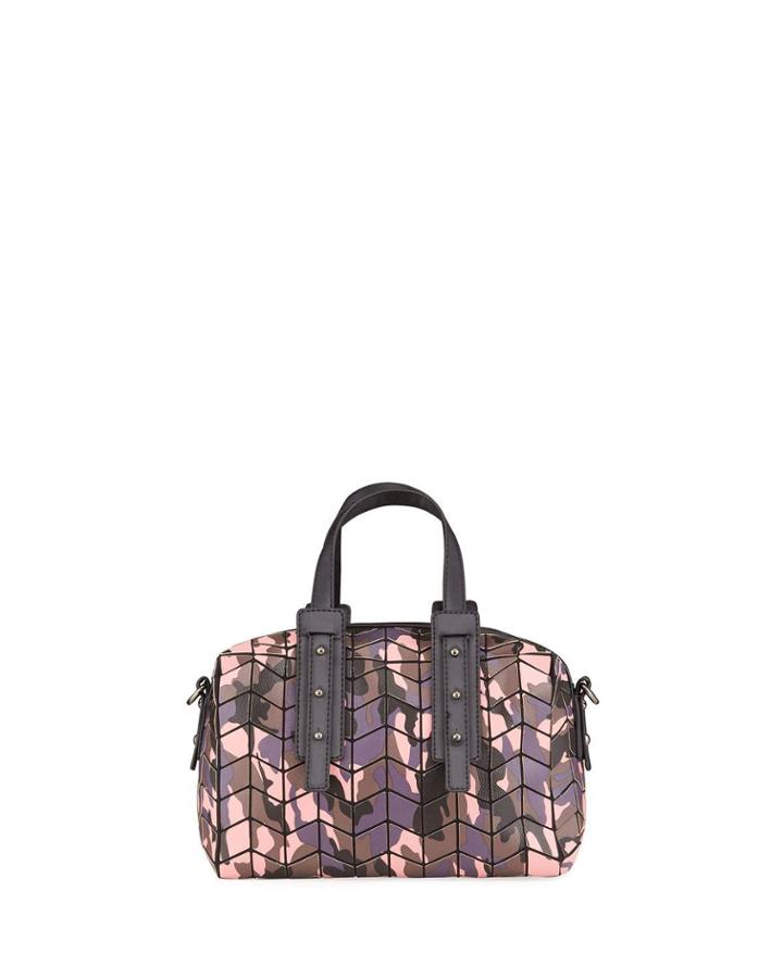 Small Camo-embossed Crossbody Bag