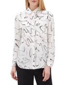 Zora Scribble Print Long-sleeve