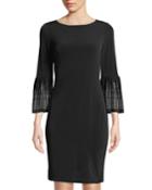 Crystal-embellished Bell-sleeve