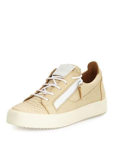 Papiro Snake-print Leather