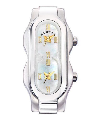Stainless Steel Mini Signature Three-hand Watch Head