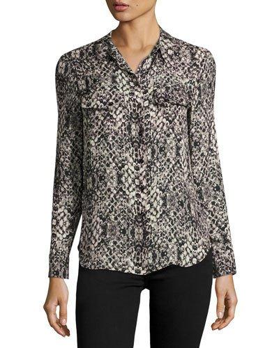 Snake-print Western