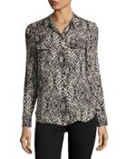 Snake-print Western