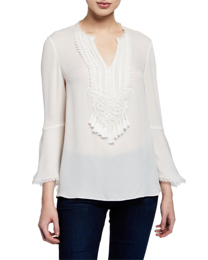 Paulette V-neck Long-sleeve
