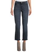 Mara Studded Raw-edge
