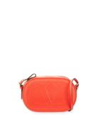 Stitched V Crossbody Bag