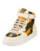 Camouflage High-top Leather
