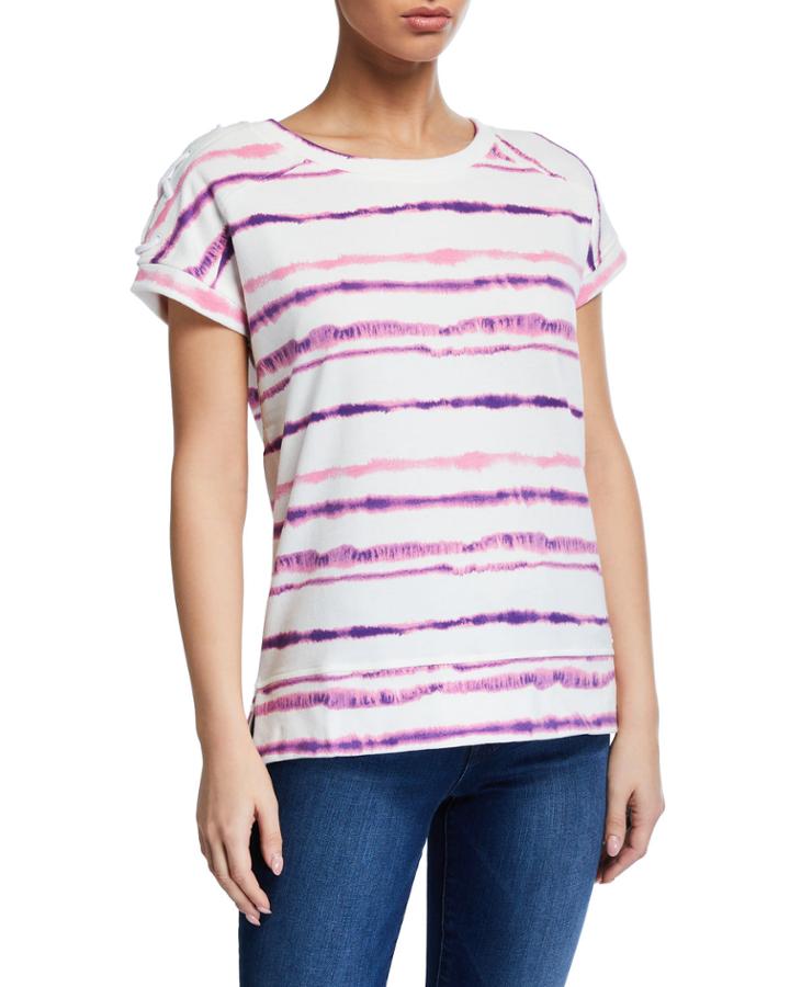 Tie-dye Terry Lace-up