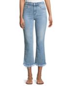 Ali Fringed Flare-cuff Jeans