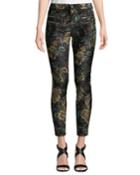 Lennon Floral-jacquard Zip-cuff