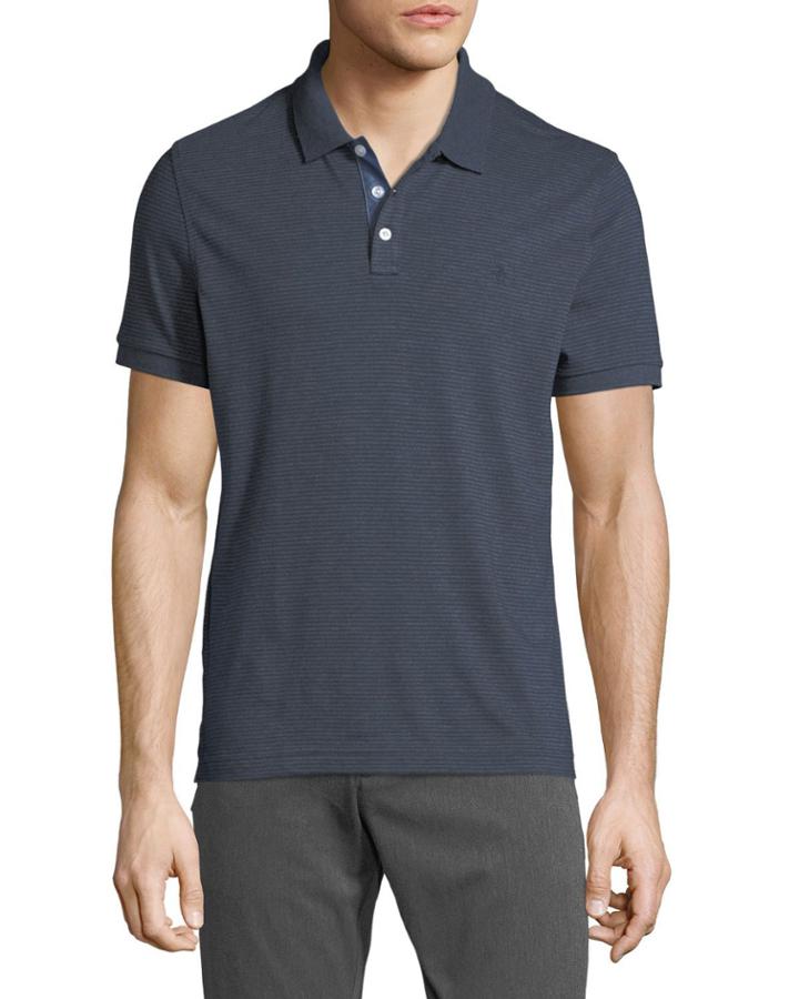 Men's Jaspe Striped Short-sleeve Polo