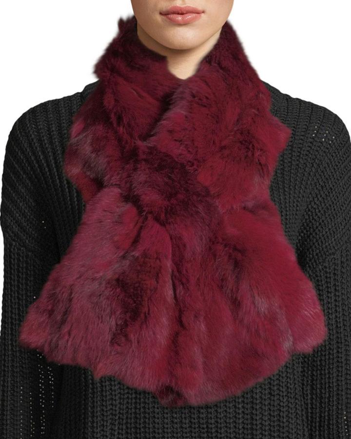 Rabbit Fur Crisscross