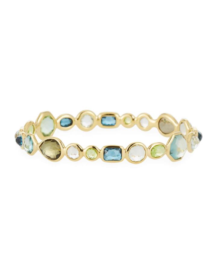 18k Rock Candy Hero Gelato Bangle In Tartanset