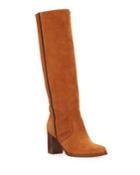 Jakari Suede Braid Knee Boots