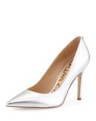 Hazel Pointed-toe Metallic Pump,
