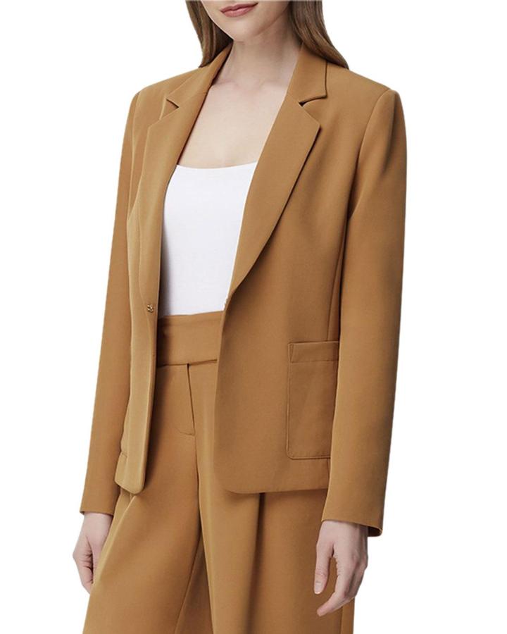 Notch-collar Patch-pocket Jacket