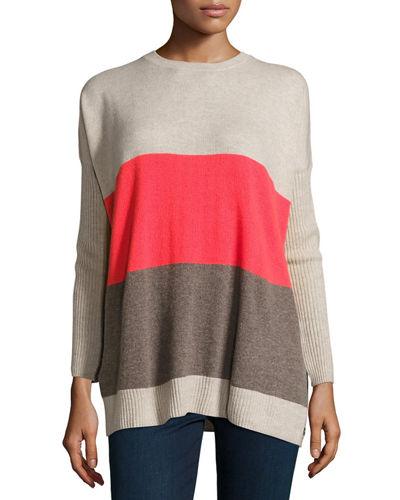 Side-button Colorblock Cashmere