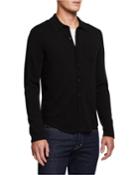 Men's Wool-cashmere Knit Button Down