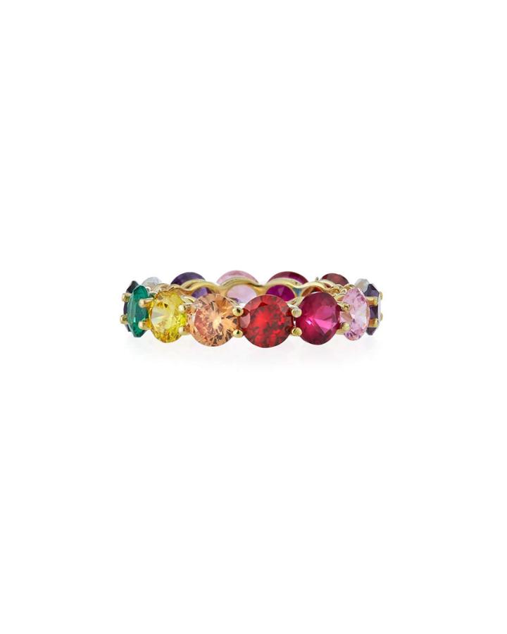 Rainbow Band Ring,