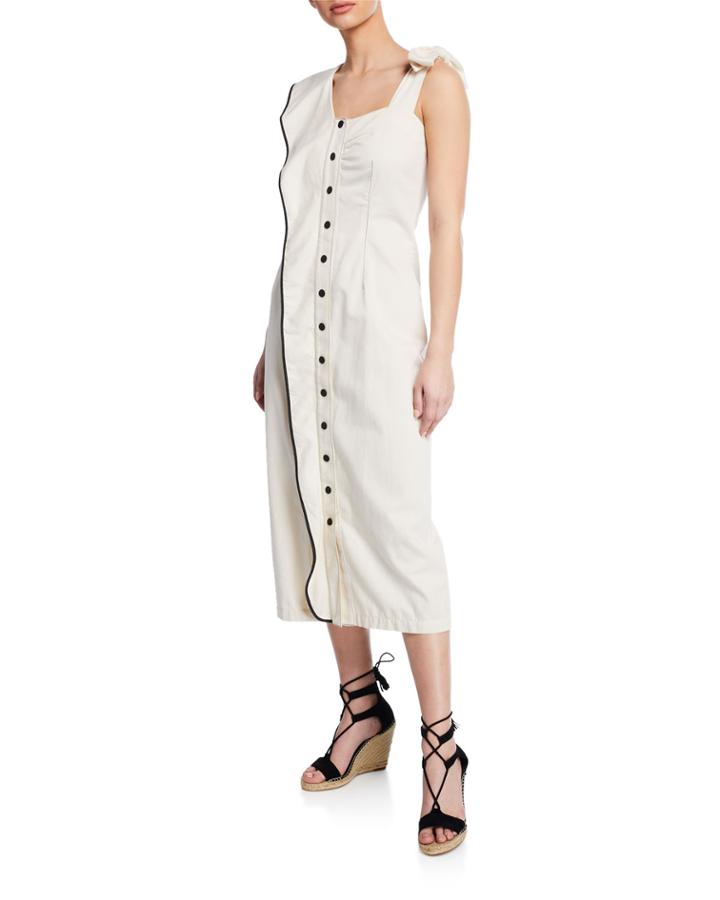 Northfork Ruffle Button-front