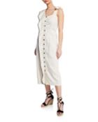 Northfork Ruffle Button-front