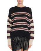 Russell Striped Mohair Pullover