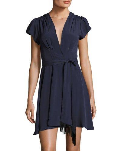 Yvonne Crepe Wrap Dress