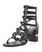Rivet Studded Gladiator Ankle