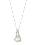 18k South Sea Pearl & Diamond Pendant Necklace, White