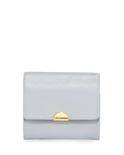 Saffiano Flap Card Coin Pouch