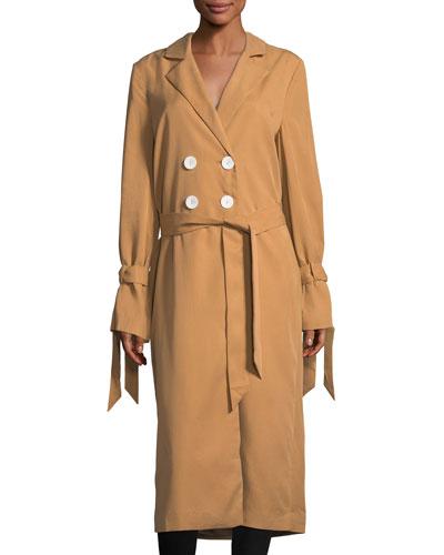 Unstoppable Woven Trench Coat