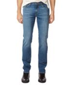 Men's Tyler Slim-straight In Clean Dark Indigo